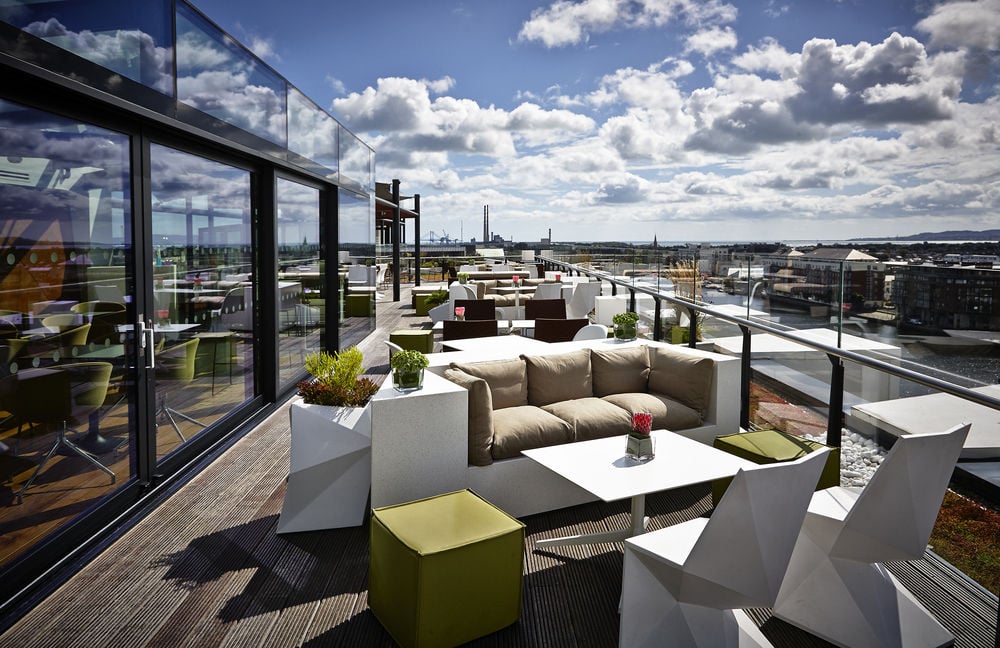 Image of Ireland incentive venue Marker Hotel terrace