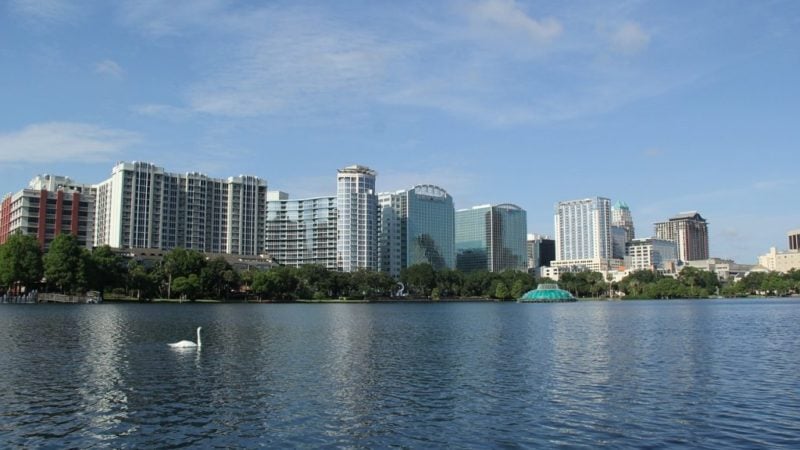 A skyline view of Orlando as an incentive and meeting destination